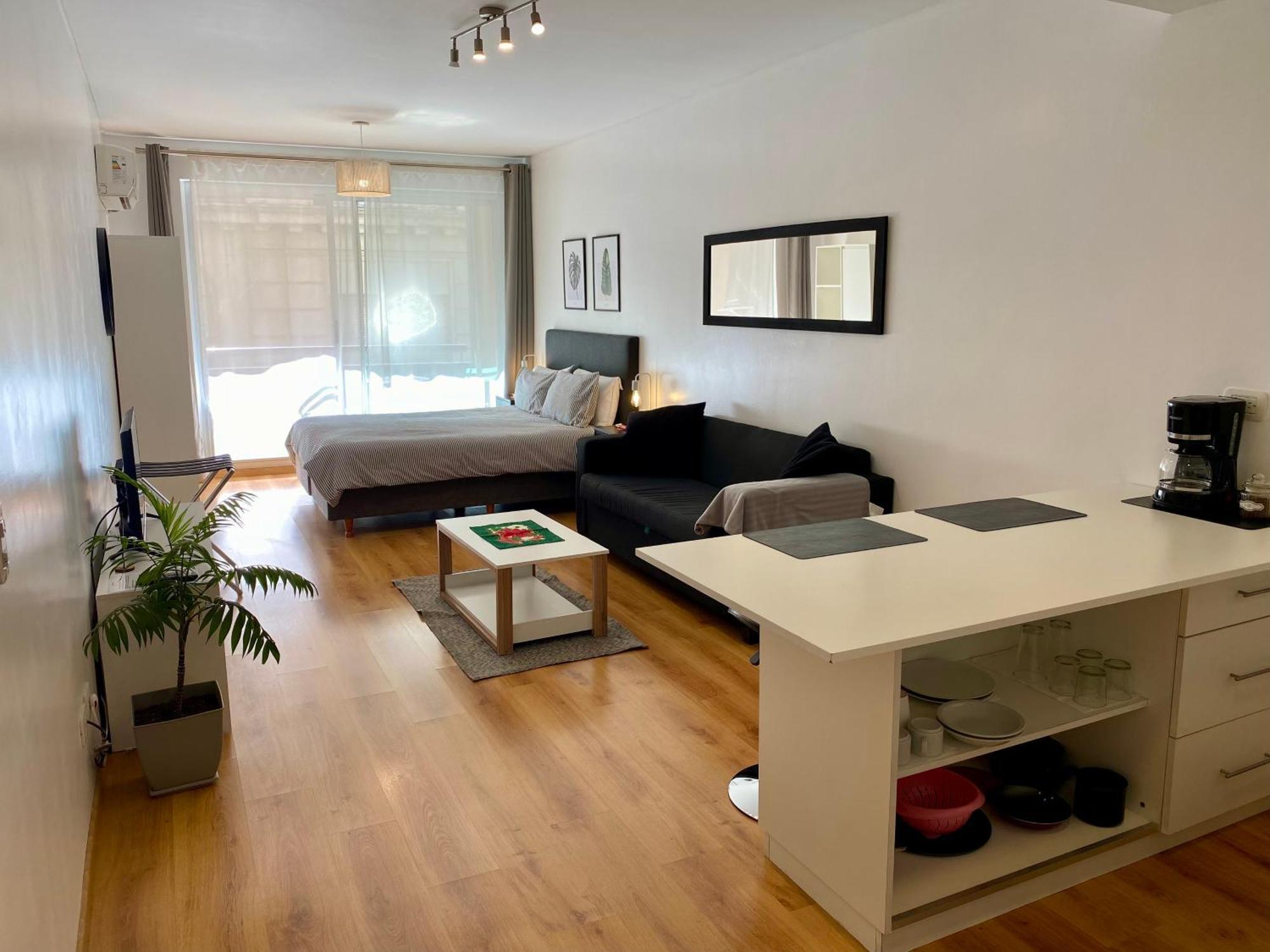 Apartamento Centrico Y Moderno Con Balcon, Piscina, Gimnasio Y Laundry Buenos Aires Kültér fotó